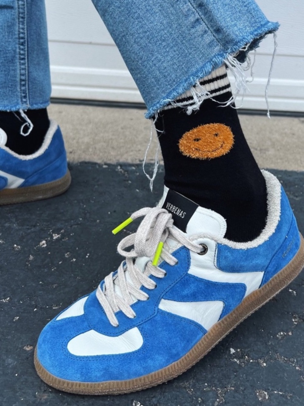 VERBENAS Made In Spain Leather Suede Statement Trendy Sneakers
